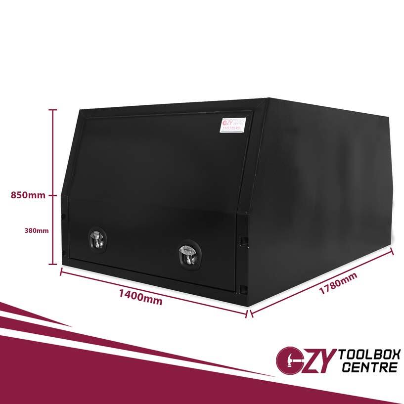 Canopy Jack Off 1780mm x 1400mm x 850mm Black OZY-1714CFJB