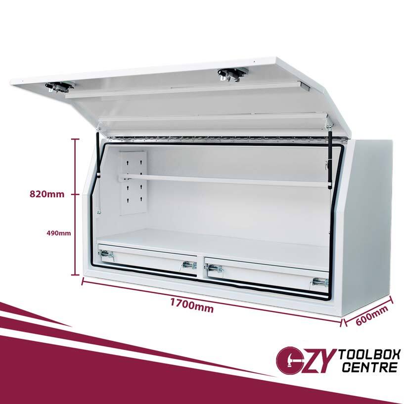 Built-in Drawers 1700mm x 600mm x 820mm White OZY-1768FD-2W