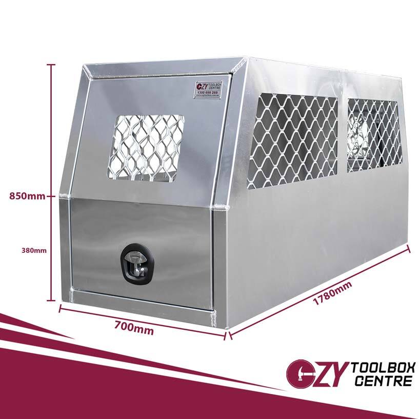 Dog Cage 1780mm x 700mm x 850mm OZY-DB