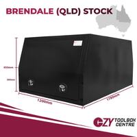 Canopy Jack Off 1780mm x 1200mm x 850mm Black - OZY-1718CFJB-Q - QLD 