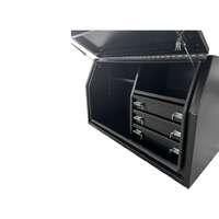 Built-in Drawers 1400mm x 600mm x 820mm Black OZY-1468FD-3B