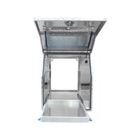 Aluminium Gullwing Canopy Trailer Caravan Toolbox With Fridge Slide OTC-1678-P Perth Warehouse