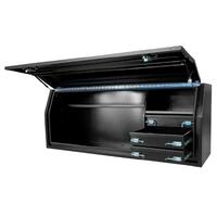 Built-in Drawers 1700mm x 600mm x 820mm Black OZY-1768FD-3B