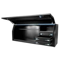 Full Lid 2100mm x 600mm x 820mm Black OZY-2168FD-3B