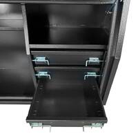 Full Lid 2100mm x 600mm x 820mm Black OZY-2168FD-3B