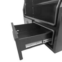 Built-in Drawers 1400mm x 600mm x 820mm Black OZY-1468AB 