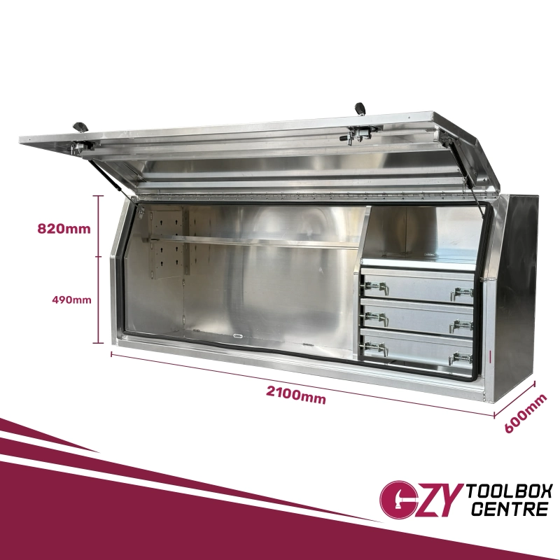 Full Lid 2100mm x 600mm x 820mm OZY-2168FD-3FP