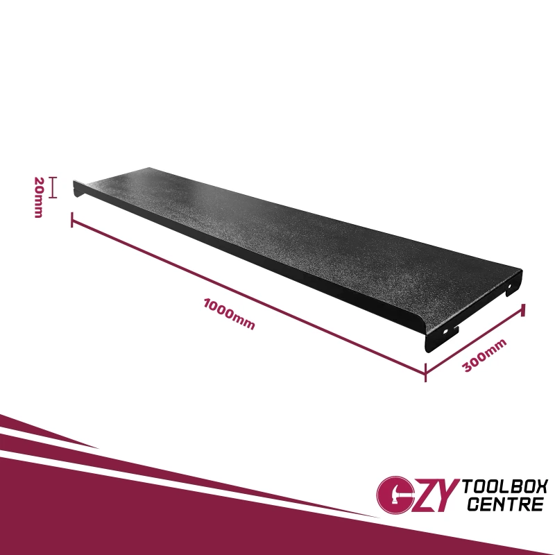 Additional shelf for Toolbox 1000mm OZY-TBS-1000-B Black