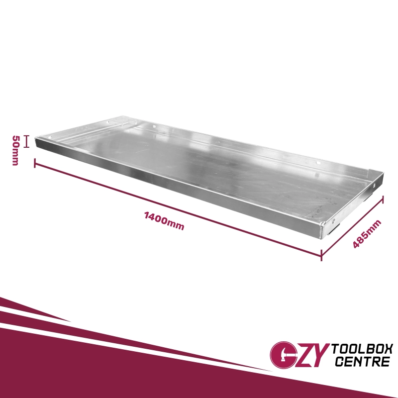 Additional shelf for Truck Toolbox 1400mm OZY-TRS-1400-R RAW