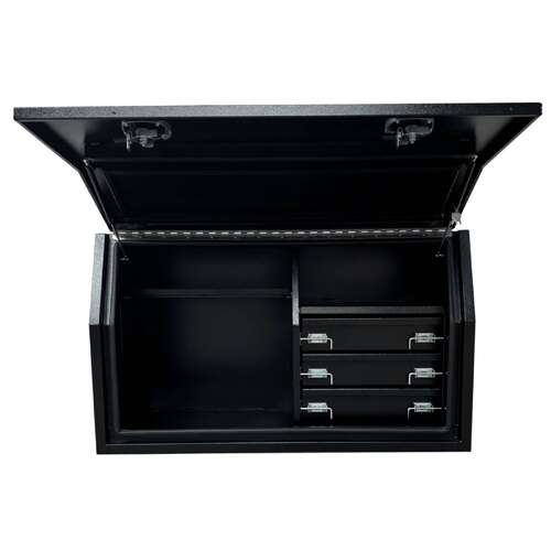 Built-in Drawers 1400mm x 600mm x 820mm Black OZY-1468FD-3B