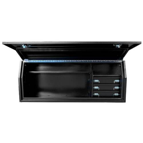 Full Lid 2100mm x 600mm x 820mm Black OZY-2168FD-3B